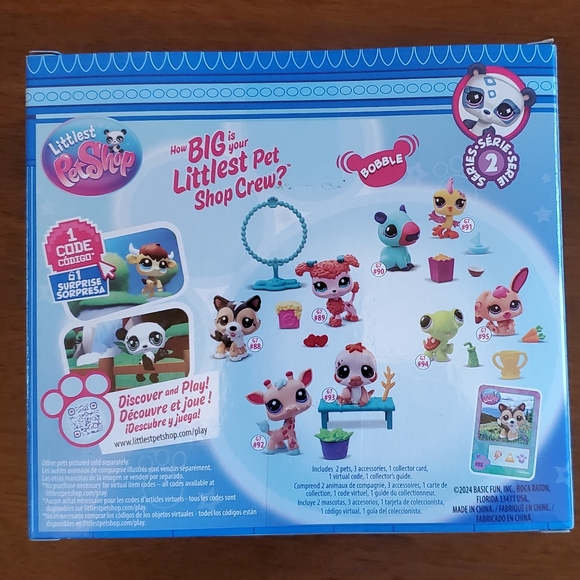 NWT Littlest Pet Shop Collectible Figures Set Of 4 Packs Series 2 - Picture 2 of 2